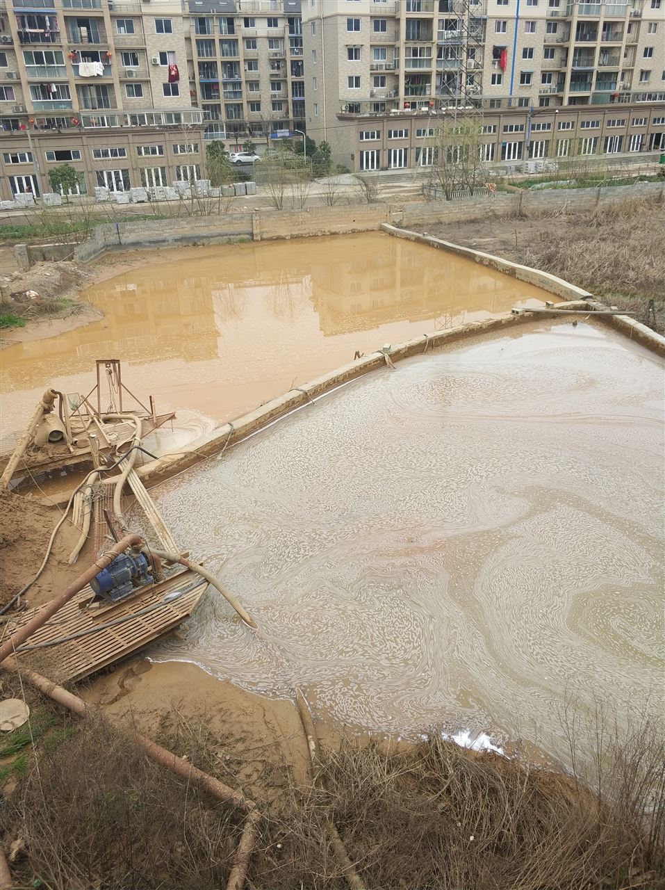 新丰沉淀池淤泥清理-厂区废水池淤泥清淤